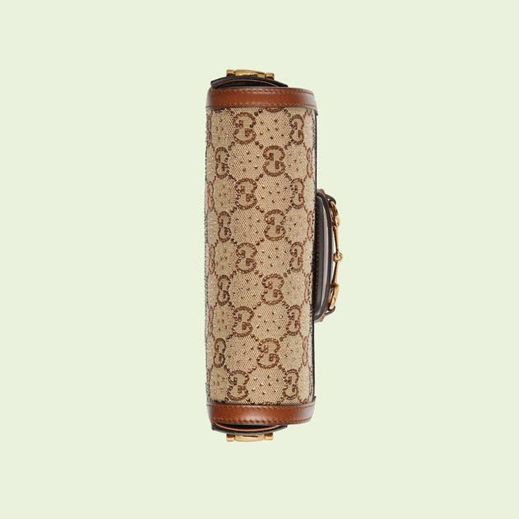 675801.21HRG.2687.012.065.0000.Light Gucci Horsebit 1955 GG mini bag